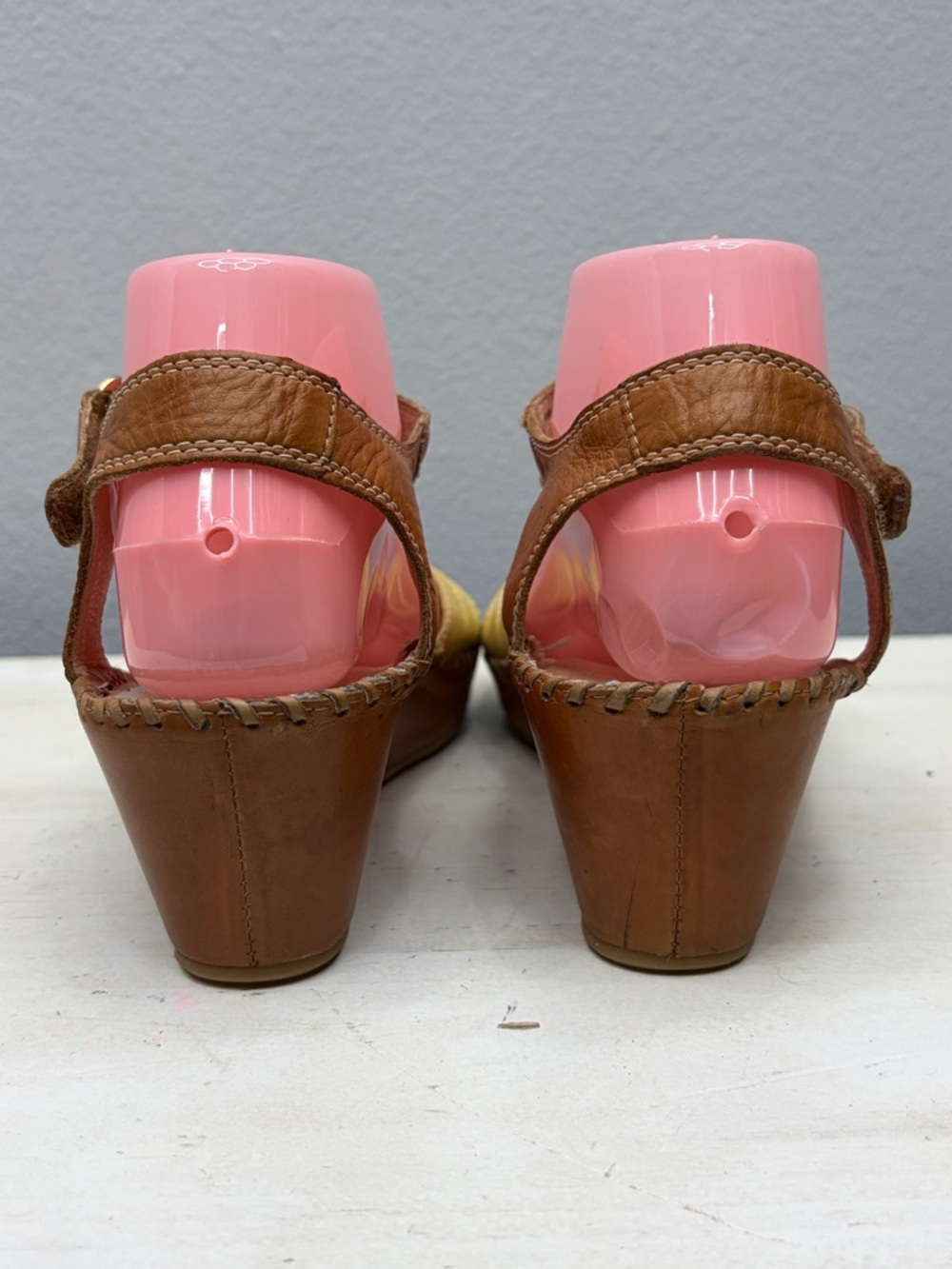 Pikolinos Leather Puerto Vallarta Wedge Sandals Size 39 - Picture 6 of 9